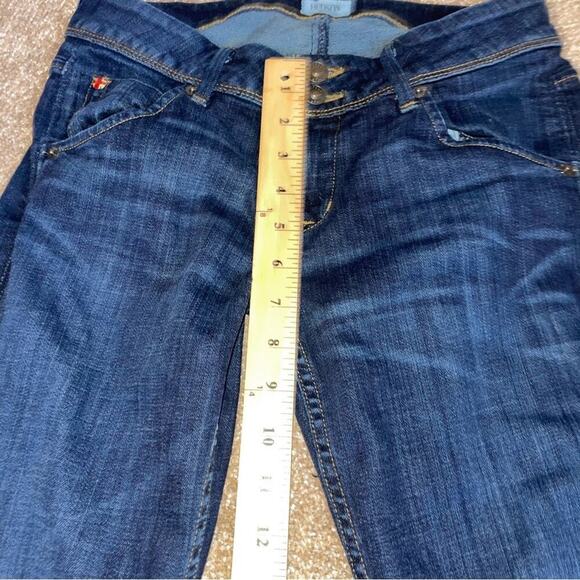 Hudson Collin flap skinny jeans 25" waist medium wash double button W/ stretch - Picture 9 of 9